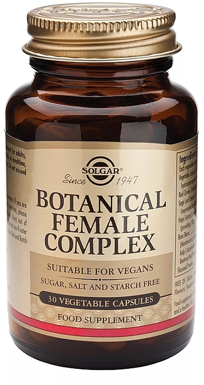 Харчова добавка "Ботанічний комплекс для жінок" - Solgar Botanical Female Complex — фото N2