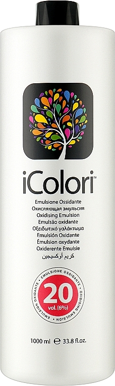 Окислювач для крем-фарби 20VOL - iColori Hair Care Oxidizer — фото N1