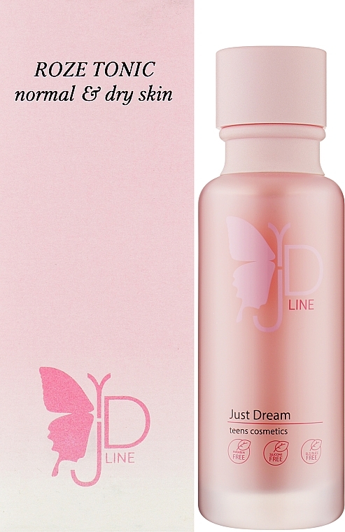 Тоник для нормальной и сухой кожи - Just Dream Teens Cosmetics Roze Tonic Normal & Dry Skin — фото N2
