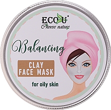 Парфумерія, косметика Балансувальна маска для обличчя з глиною для жирної шкіри - Eco U Balancing Clay Face Mask For Oily Skin