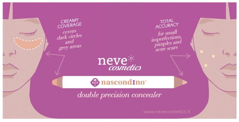 Подвійний олівець-консилер - Neve Cosmetics Nascondino Double Precision Concealer — фото N3