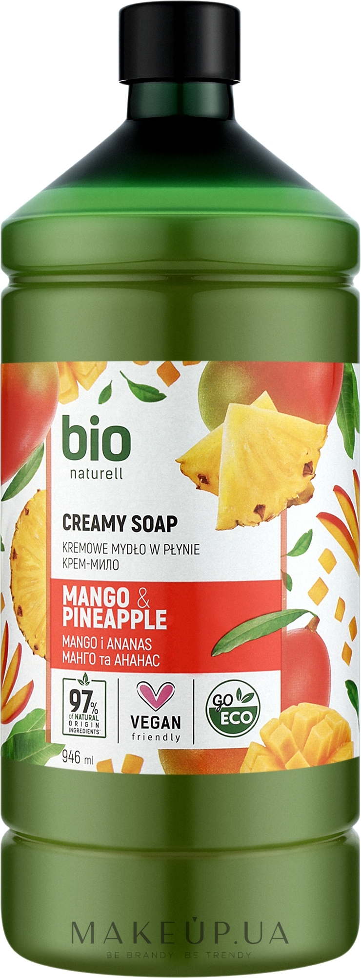 Крем-мыло "Манго и ананас" - Bio Naturell Mango & Pineapple Creamy Soap  — фото 946ml