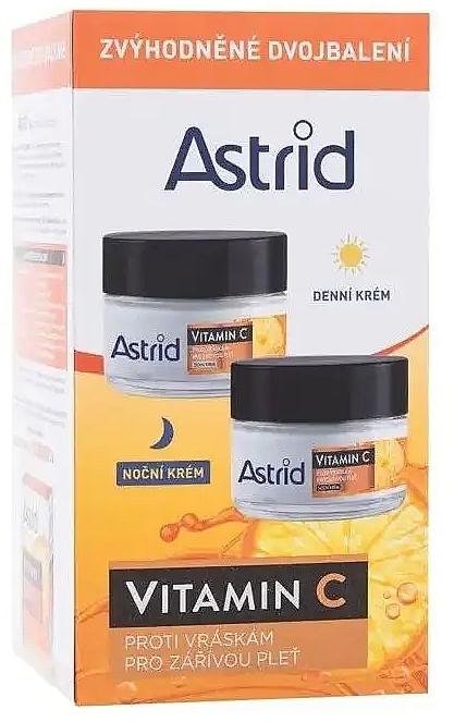 Набор - Astrid Vitamin C Duo Set (day/cr/50ml + night/cr/50ml) — фото N1