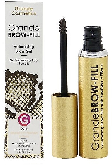 Гель для бровей тонирующий - Grande Cosmetics Brow-Fill Volumizing Brow Gel — фото N1