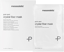 Парфумерія, косметика Постпілінгова маска - Mesoestetic Post-Peel Crystal Fiber Mask