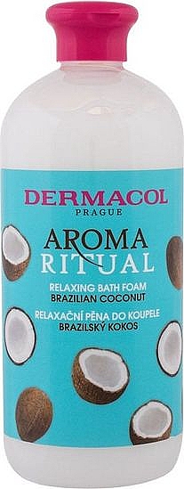 Піна для ванни "Бразильський кокос" - Dermacol Aroma Ritual Brazilian Coconut Relaxing Bath Foam — фото N1