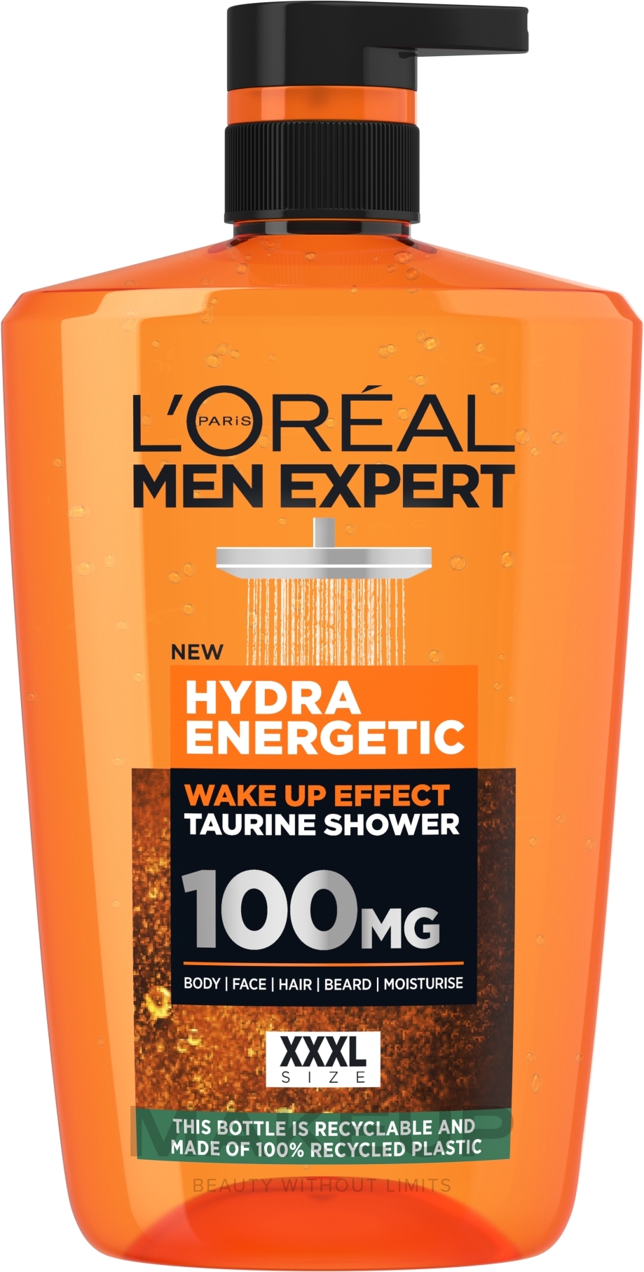 Пробуджуючий гель для душу з таурином - L'Oreal Paris Men Expert Hydra Energetic Taurine Shower Gel — фото 1000ml