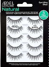 Ardell 5 Pack 110 Natural Black Lashes - Ardell 5 Pack 110 Natural Black Lashes — фото N1