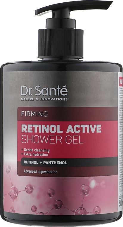 Гель для душу з ретинолом - Dr. Sante Retinol Active Firming Shower Gel — фото N1