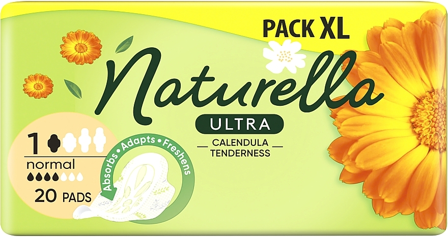 Гігієнічні прокладки, 20 шт - Naturella Ultra Calendula Normal