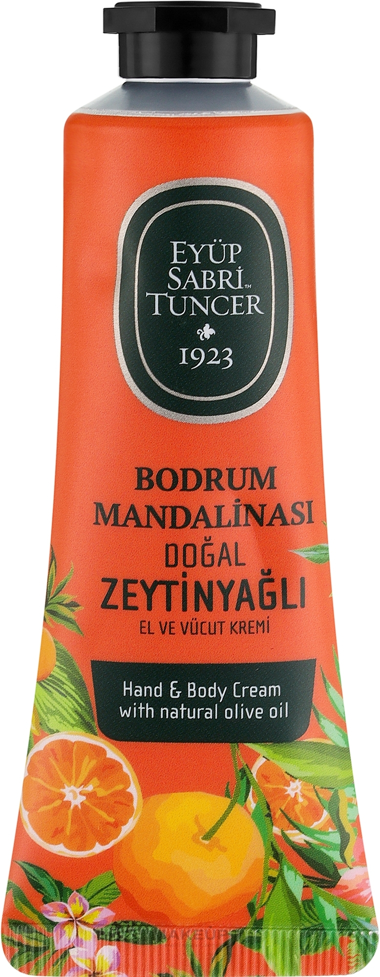 Парфюмированный крем для рук и тела с пчелиным воском и маслом ши - Eyup Sabri Tuncer Bodrum Mandarin Cream — фото 50ml