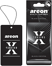 Ароматизатор для автомобіля "Чорний кристал" - Areon X-Version Black Crystal — фото N1