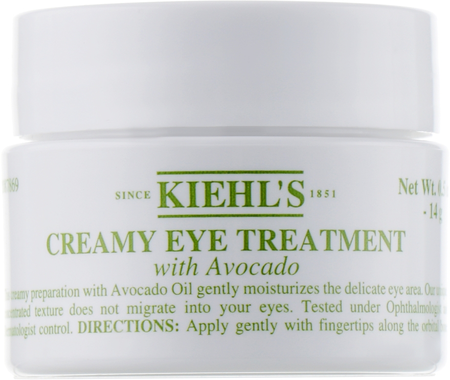 Крем для шкіри навколо очей, з авокадо - Kiehl's Creamy Eye Treatment with Avocado — фото N1