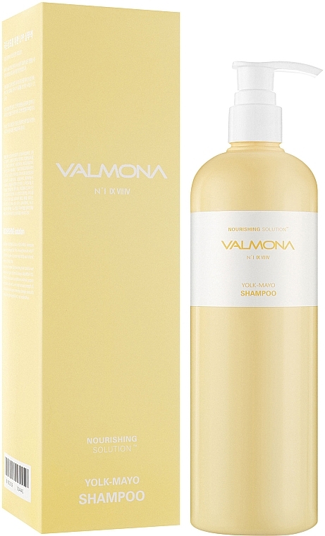 Шампунь для волосся "Живлення" - Valmona Nourishing Solution Yolk-Mayo Shampoo — фото N3