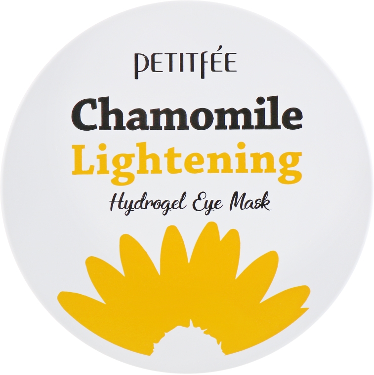 Гідрогелеві освітлювальні патчі для очей з екстрактом ромашки - Petitfee&Koelf Chamomile Lightening Hydrogel Eye Mask — фото N2