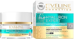 Ультраувлажняющий дневной и ночной крем-концентрат - Eveline Cosmetics BioHyaluron Expert 70+ — фото N1