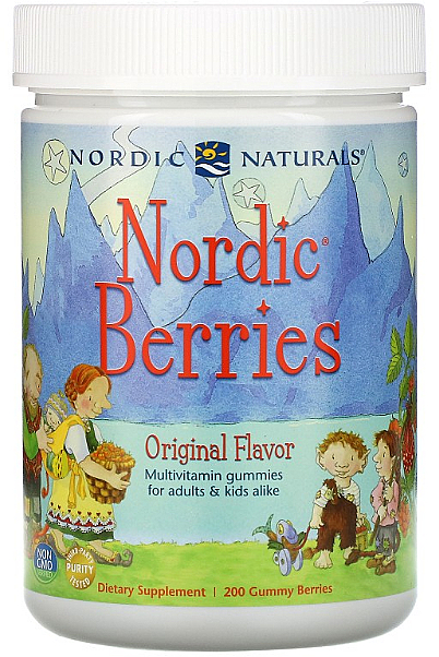 Пищевая добавка в жевательных таблетках "Северные ягоды. Мультивитамины" - Nordic Naturals Nordic Berries — фото N1