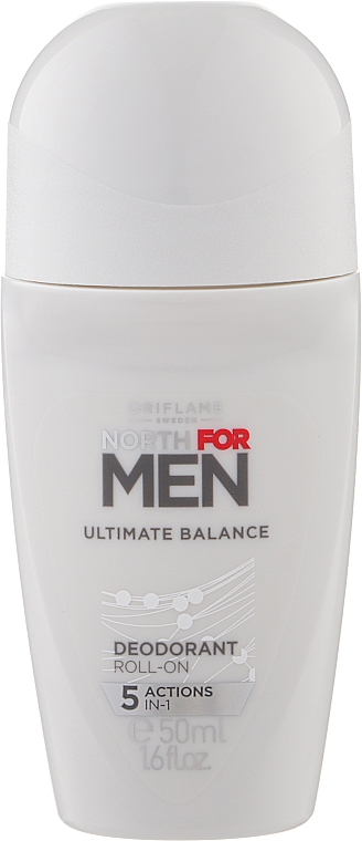 Кульковий дезодорант-антиперспірант - Oriflame North for Men Ultimate Balance — фото N1