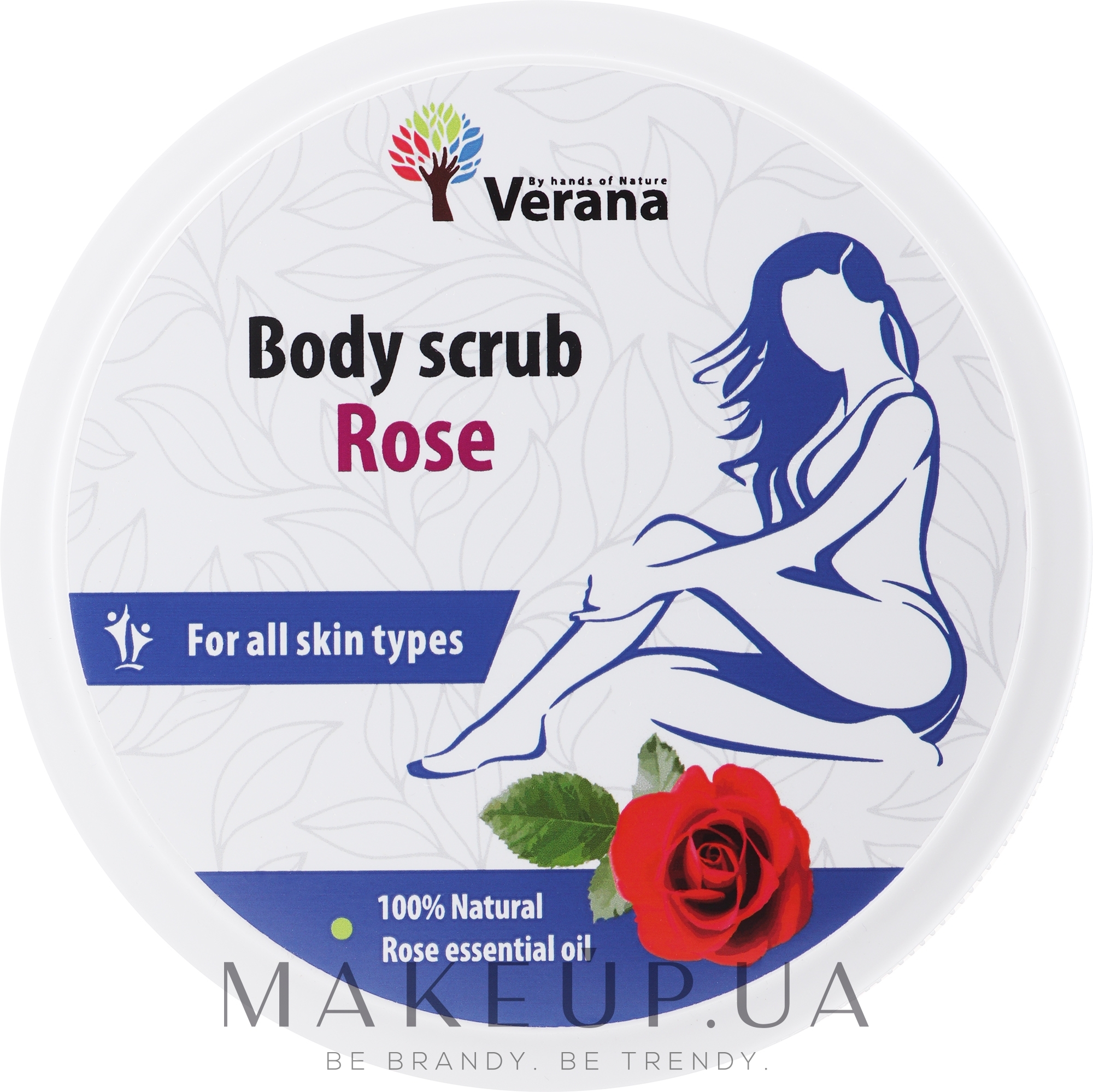 Скраб для тела "Роза" - Verana Body Scrub Rose — фото 800g