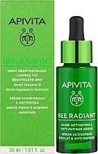 Осветляющая увлажняющая сыворотка против старения кожи - Apivita Bee Radiant Glow Activating & Anti-Fatigue Serum — фото N2