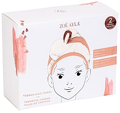 Духи, Парфюмерия, косметика Набор полотенец для головы, 2 шт - Zoe Ayla Turban Hair Towel