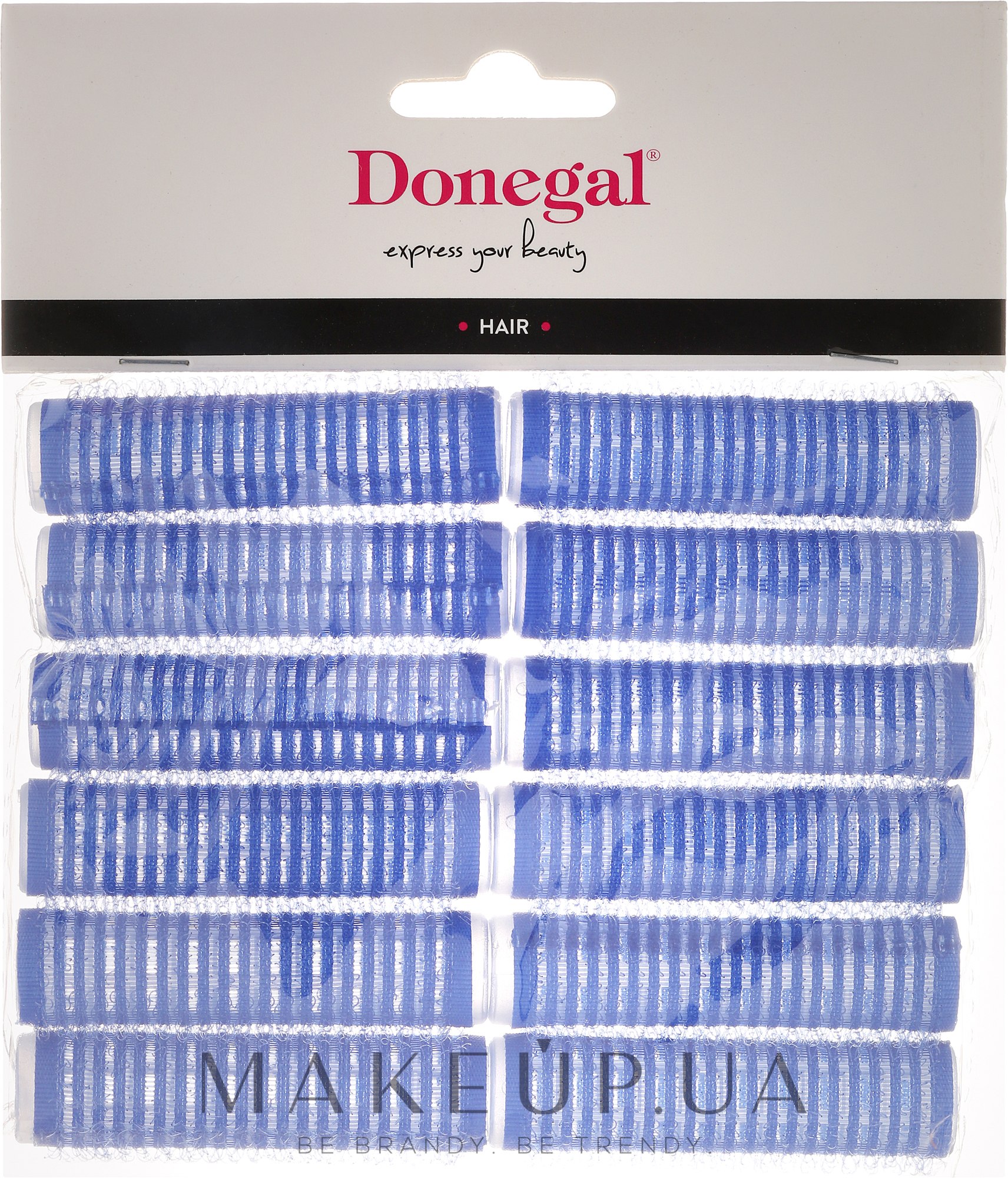 Бигуди с липучкой, 15 мм, 12 шт - Donegal Hair Curlers — фото 12шт