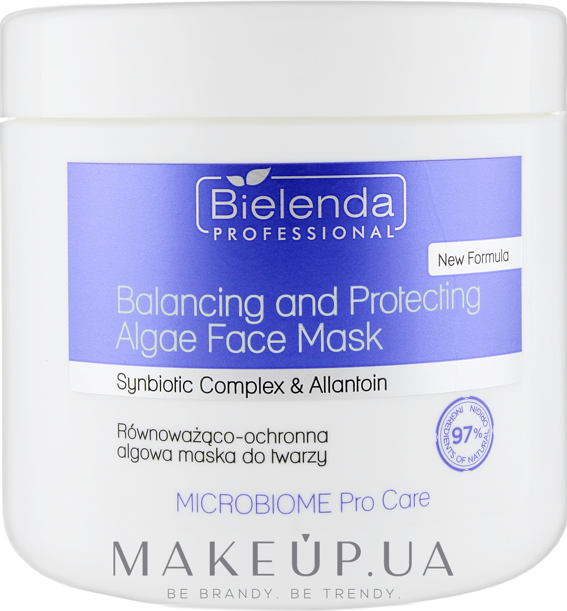 Балансувальна маска з водоростей - Bielenda Professional Balancing and Protecting Algae Face Mask — фото 160g