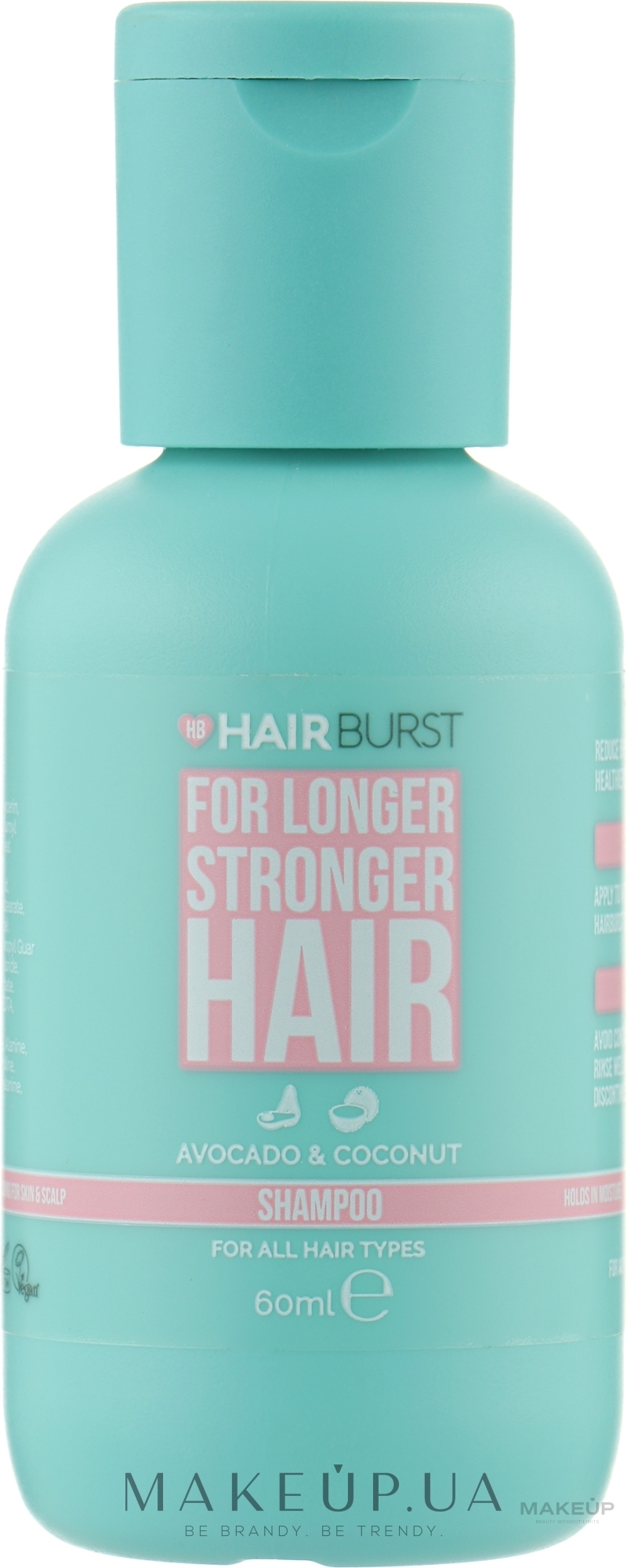 Шампунь для роста и укрепления волос - Hairburst Longer Stronger Hair Shampoo — фото 60ml