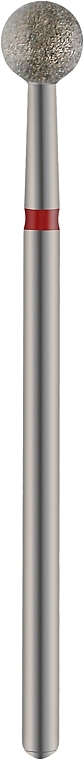 Фреза алмазная красная "Шар", диаметр 4,5 мм - Divia DF001-45-R
