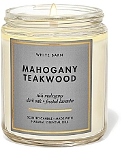 Bath And Body Works Mahogany Teakwood Candle - Парфумована свічка — фото N1