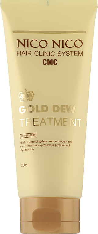 Маска для волос с экстрактом золота - Nico Nico Gold Dew Treatment 