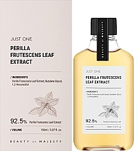 Тонік-есенція для обличчя - Beauty Of Majesty Just One Perilla Frutescens Leaf Extract — фото N4