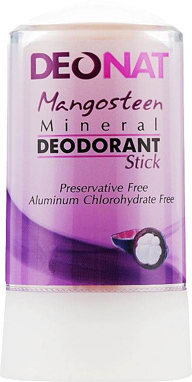 Мінеральний дезодорант "Кристал" із соком мангостина - Deonat Natural Mineral Deodorant Stick Mangosteen — фото N1