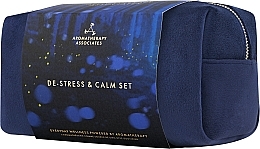 Набор - Aromatherapy Associates De-Stress And Calm Gift Set (cosmetic bag/1pc + bath and show oil/55ml + b/oil/100ml + b/gel/150ml) — фото N5