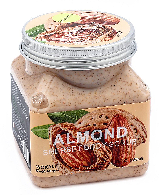 Скраб для тела "Миндаль" - Wokali Sherbet Body Scrub Almond — фото N1