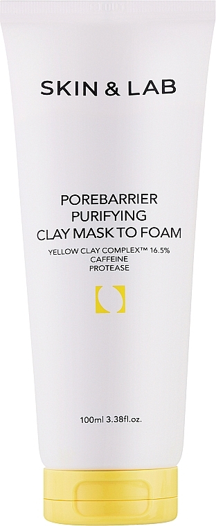 Маска-пенка для умывания - Skin&Lab Porebarrier Purifiying Clay Mask To Foam — фото N1