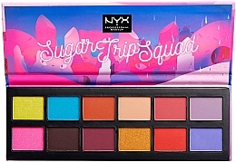 Парфумерія, косметика Палетка тіней - Nyx Professional Makeup Sugar Trip Squad Shadow Palette