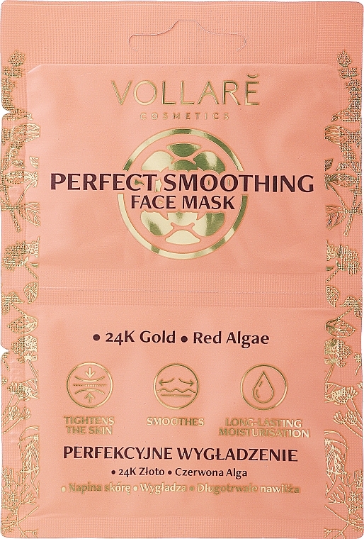 Маска для обличчя розгладжувальна антивікова - Vollare Perfect Smoothing Express Firming Wrinkles Fille — фото N1