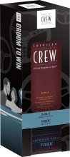 Духи, Парфюмерия, косметика Набор - American Crew Groom To Win 3 In 1 Fiber Duo (shmp/250ml + fiber/85g) 