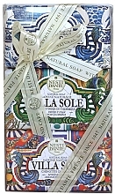 Парфумерія, косметика Набір - Nesti Dante Villa Sole Gift Set (soap/3x250g)