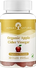 Парфумерія, косметика Харчова добавка "Оцет яблучний органічний", 30 жувальних пастилок - Apnas Natural Organic Apple Cider Vinegar