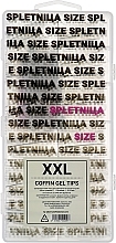 Парфумерія, косметика Гелеві тіпси для нарощування "Spletniцa" - Adore Professional Size XXL Gel Tips Coffin