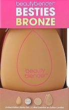 Парфумерія, косметика Набір - Beautyblender Besties Bronze Starter Set (sponge/1pcs + soap/16g + cleans/mat/1pcs + bag)