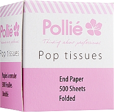 Бумага для химической завивки 01136, 500 шт. - Pollie Pop Tissues Paper Sheets Folder — фото N1