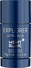 Парфумерія, косметика Montblanc Explorer Ultra Blue - Дезодорант-стік