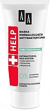 Парфумерія, косметика Антибактеріальна нормалізувальна маска - AA Cosmetics Help Antibacterial Normalizing Mask