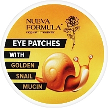 Парфумерія, косметика Гелеві патчі з муцином золотого равлика - Nueva Formula Eye Patches With Golden Shail Mucin