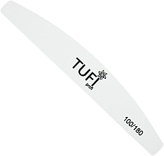 Пилочка для ногтей 100/180, белая - Tufi Profi Premium — фото N1