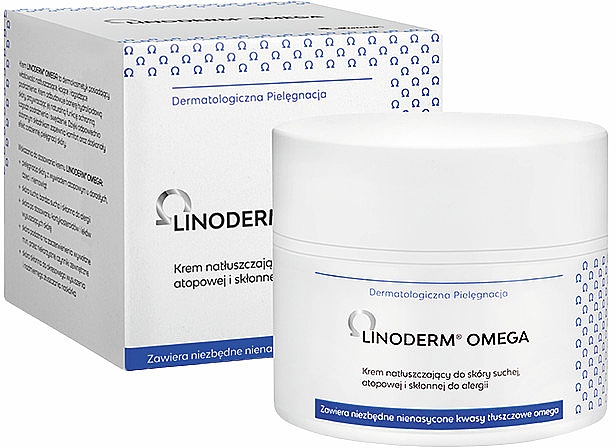 Восстанавливающий крем для лица - Linoderm Omega Cream — фото N1