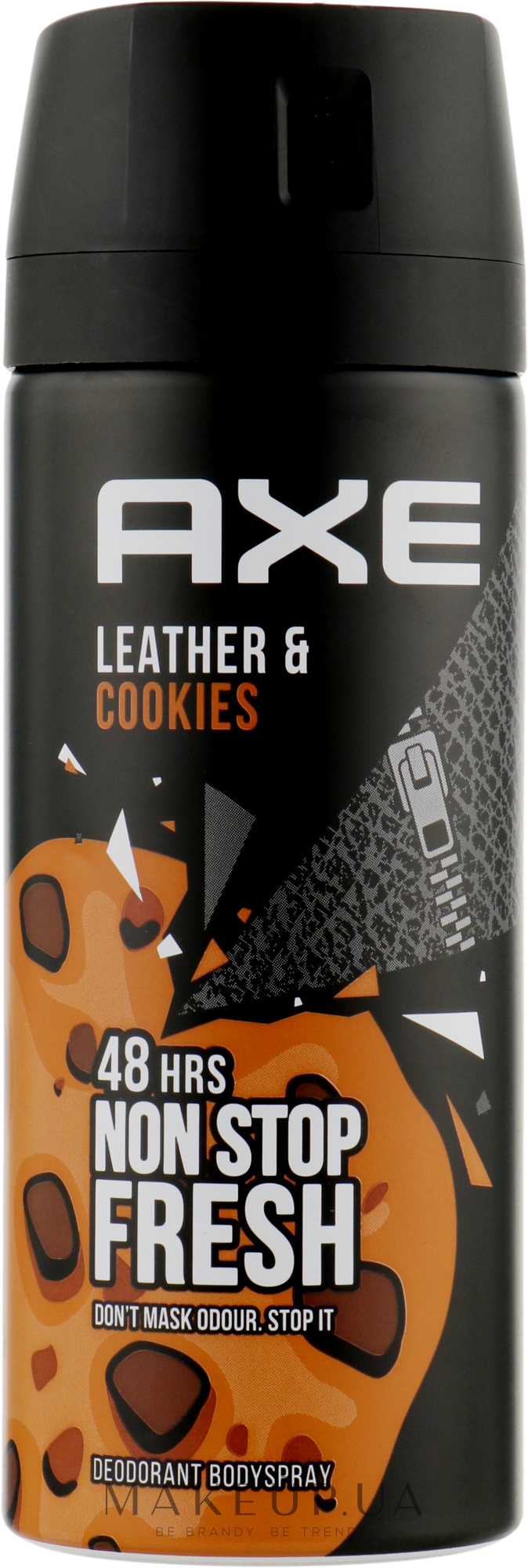 Дезодорант-аэрозоль "Кожа и печеньки" - Axe Leather & Cookies Non Stop Fresh Deodorant Body Spray — фото 150ml